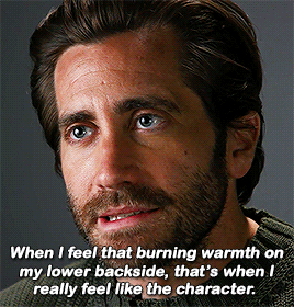 gyllenhaalgifs:What part of the costume most made you most feel like Mysterio?