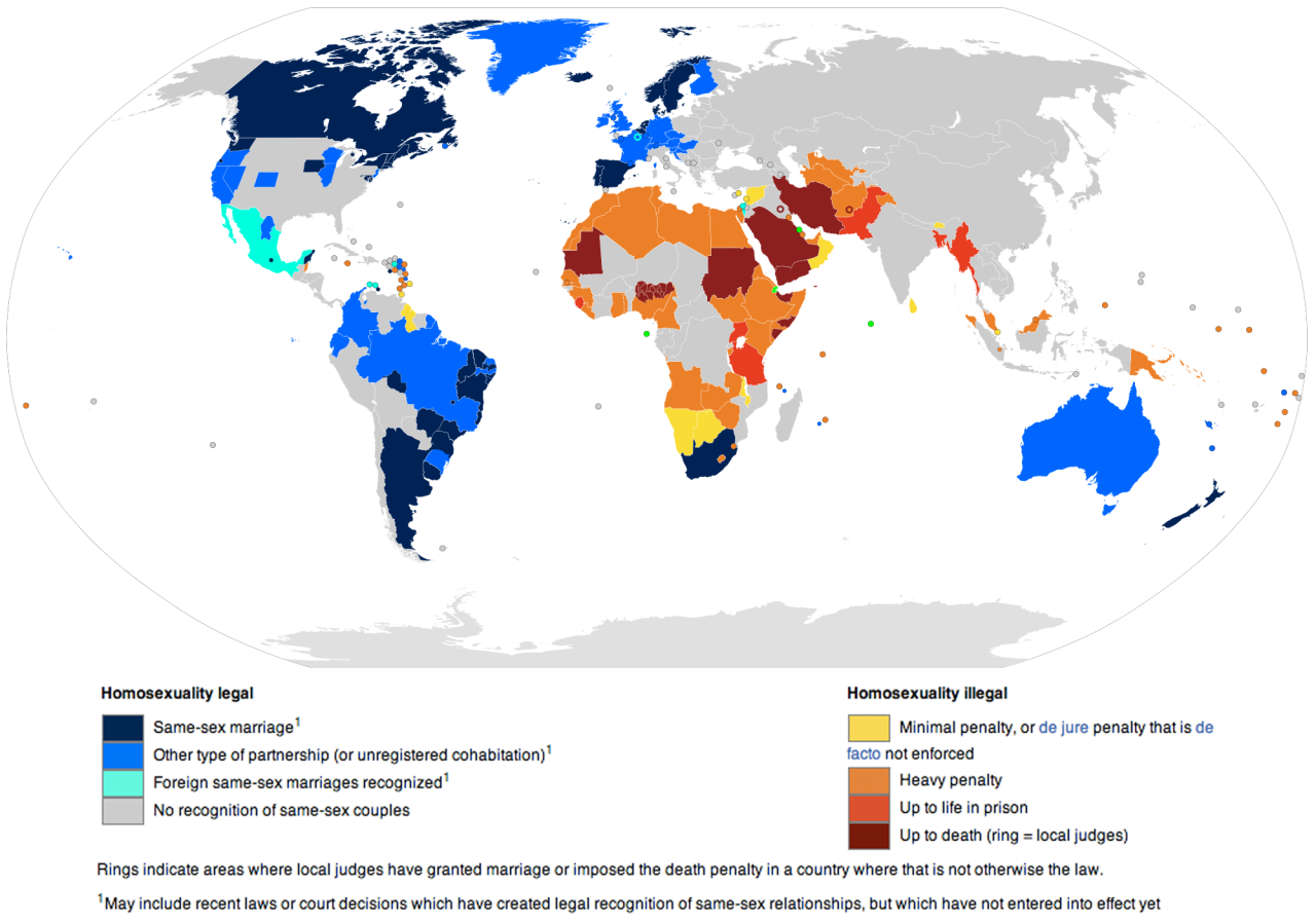 Explore Mapping Lgbt Rights By Country Also See This Map