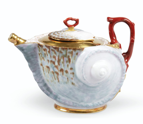 desimonewayland:Teapot - Manufacture Flamen-Fleury, Paris, ca. 1830Sotheby’s