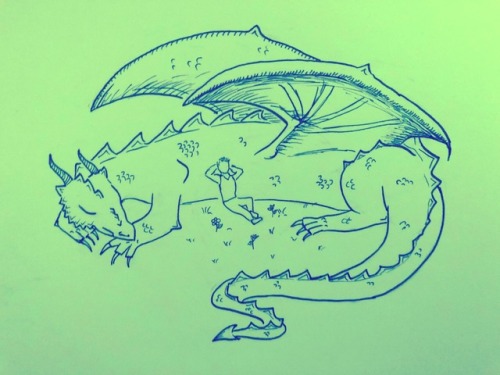 graymakes:Sleepy dragon to keep the queer kids safe tonight I think a lot of us needed this dragon a