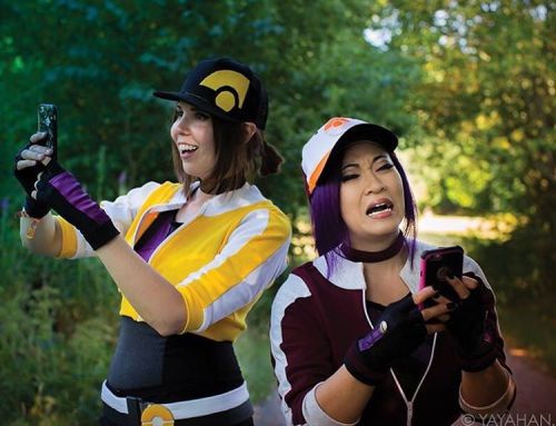 yayacosplay: My Pokémon GO life with @kamuicosplay summed up in one picture. Even though I ha