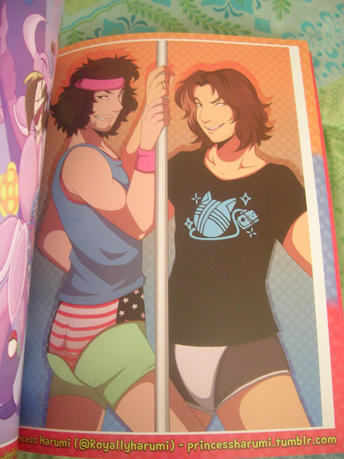 LOOK WHAT I GOT IN THE MAIL TODAY ovo !!! Finally, my Game Grumps fanart book, I participated in it a while back, it’s so nice to see my art printed aahhh ;u; Plus the whole book is really nice overall, I love it <33