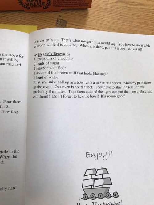 iwillmindfuckyou:  africanaquarian: amykittee:  watchthelightfade:  chunkpump:  gaypriori:  I lost it at “2 bread”  1 gallon of regular chocolate   18 minutes of flour   5 plates of salt  wtf is harper talking about  are we really going to over look