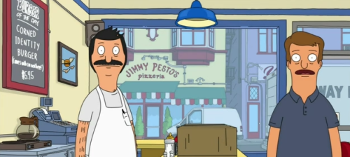 Corned Identity Burger (comes with corned beef) - $5.95from Bob’s Burgers Season 7 Episode 4 “They S