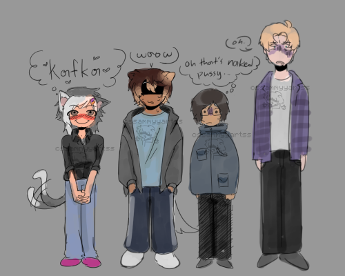 (in Order) Kafka Simp With Anger Issues, Me, Pookie
