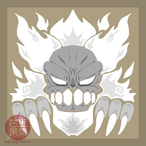 angermango:  Madness characters in the style of MonHun monster icons, because I could+ bonus MAG Hank with hand variation: