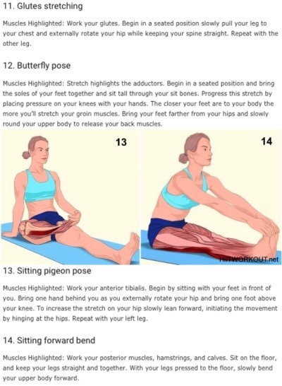 taichi-kungfu-online:  18 pictures that show you exactly what muscles you are stretching
