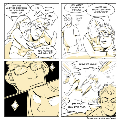  This is one of my first comic strips about polyamory. Two years have passed since and now there are