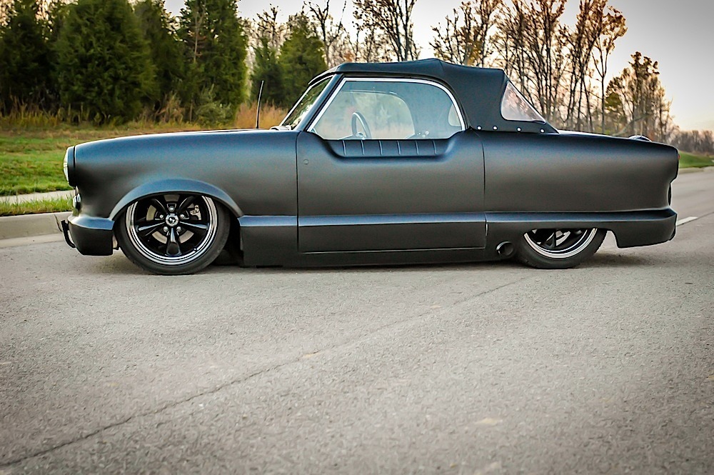 blinddragonmetalart:   Maverick Metro, Mark Hayden’s ’54 Nash 