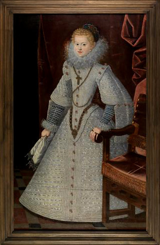  Infanta Maria Anna of Spain by Bartolomé González y Serrano, 1617
