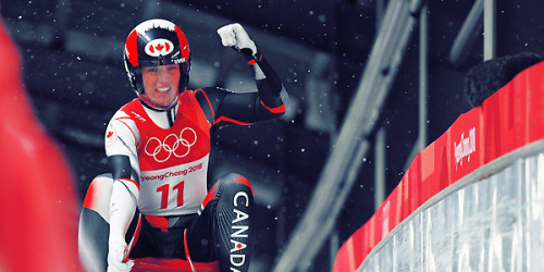 artschoolglasses: Team Canada; Women’s Luge Alex Gough, Bronze