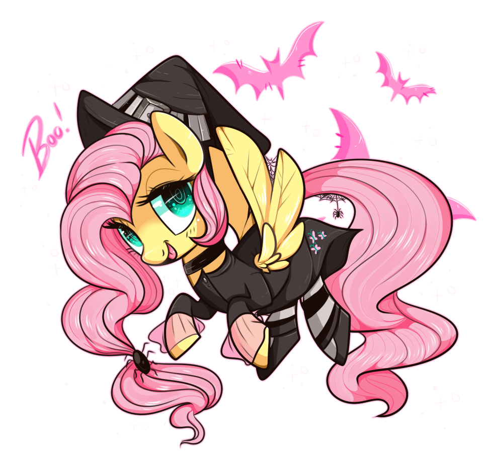cocoa-bean-loves-fluttershy:  +Witchyshy ver.2+ by kyliott  &lt;3
