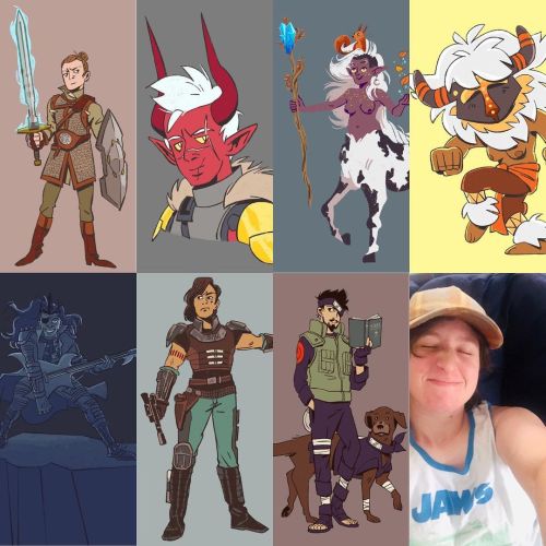 A small selection of some of my favorite commissions from this year+ me Still finishing the last few