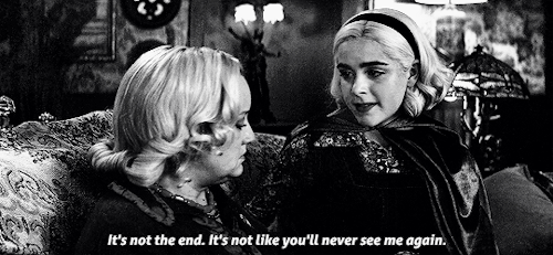 sabrinaspellman:“It’s not right, Hilda. It’s just… not right that she’s gone.”