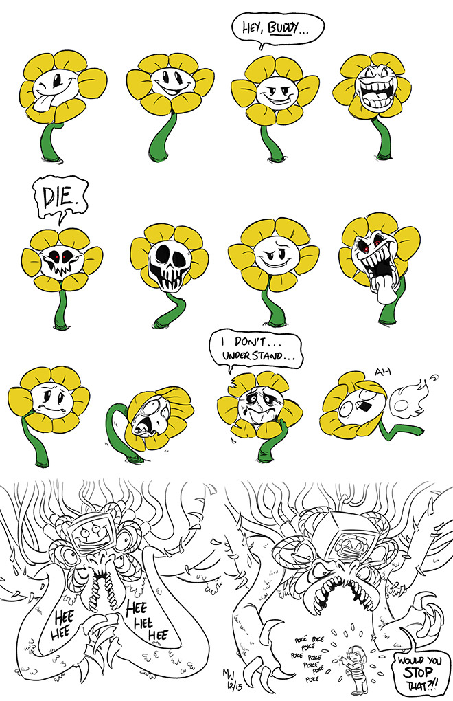 omega flowey (face) - Desenho de temmieh - Gartic