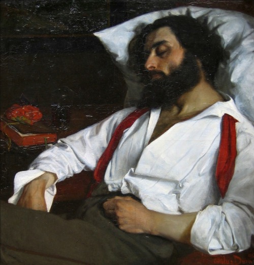 srednod: L’homme endormiCarolus Duran1861