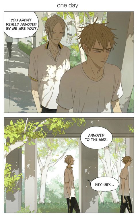 Old Xian update of [19 Days], translated by Yaoi-BLCD. IF YOU USE OUR TRANSLATIONS YOU MUST CREDIT BACK TO THE ORIGINAL AUTHOR!!!!!! (OLD XIAN). DO NOT USE FOR ANY PRINT/ PUBLICATIONS/ FOR PROFIT REASONS WITHOUT PERMISSION FROM THE AUTHOR!!!!!!!!!!!Previo