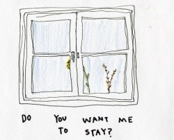 1000drawings:  Stay by lily cuyle