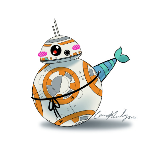 Mermay 2020 - Day Four - &ldquo;Star Wars&rdquo;Playing catch-up on my Mermay 2020 posts!BB-8 really