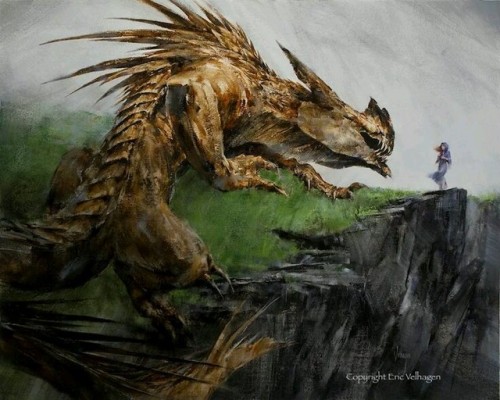 leepacejustawesome3: Glaurung and Nienor by Eric Velhagen