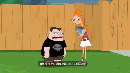 forgottenpnffacts:Buford and Candace can speak in “sullen” language.
