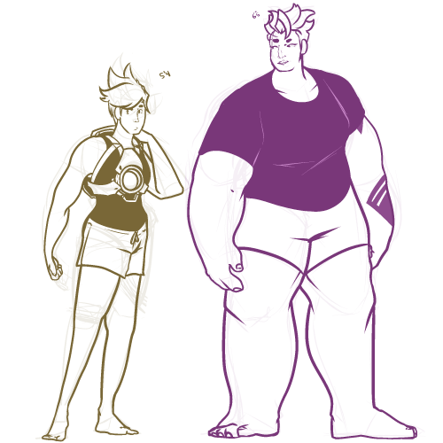 leggarts: i don’t even have to exaggerate their height difference and that makes me really hap