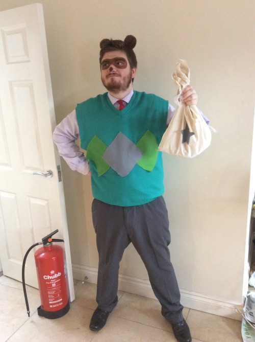 Porn photo mrtumnus:  Final posting of Tom Nook costume/cosplay