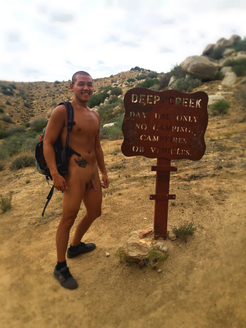 Porn Pics thecockeryblog:  Hiking in the nude to Deep
