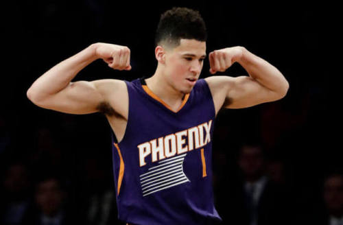 hotdudepits: Devin Booker / Phoenix SunsThis dude has got to have the hottest pits in the NBA. Only 