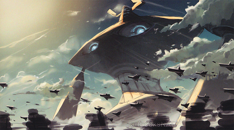 artbooksnat:  Concept art of the remarkably beautiful world of Tengen Toppa Gurren