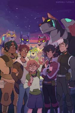 ikimaru: aand here is the full image I made for voltron.com 8’) you can find the print here!  💕  I’m  happy I could contribute something to the store! 🙏 