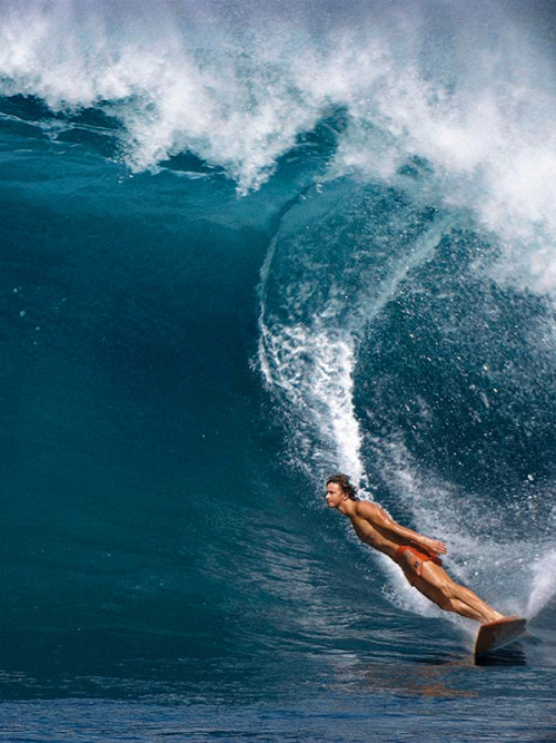 surfsouthafrica:Mark Richards. The free ride era. Hawaii. Photo: Dan Merkel