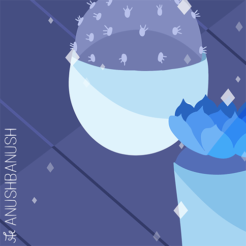 anushbanush:  Lapis and some plants