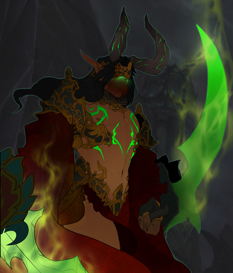 isei-silva:  So I want to sell this handsome demon hunter dude because I drew him