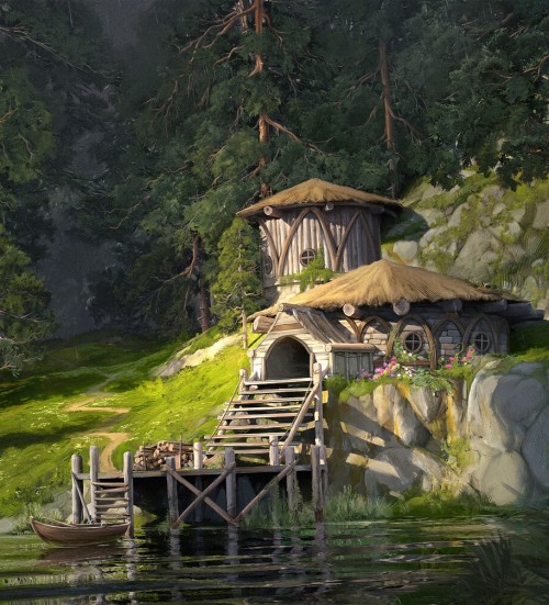 thecollectibles:  Hut in a woods by  Max Suleimanov  