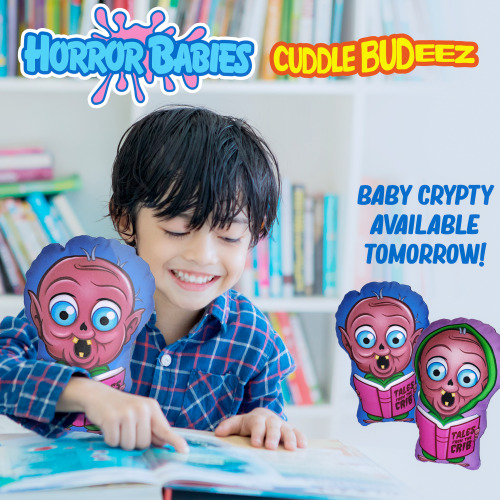 Tomorrow at 12 noon EST, Baby Crypty is available!Be sure to add this little book fiend to your Cudd