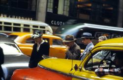  By Ernst Haas, New York City, 1950s. 