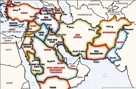 Map of pakistani and indian territory in 1960