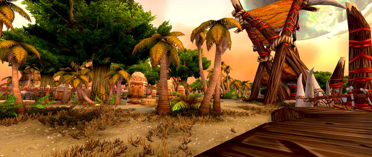 World of Warcraft Screenshots — The sun-drenched Darkspear Isle is the  starting...