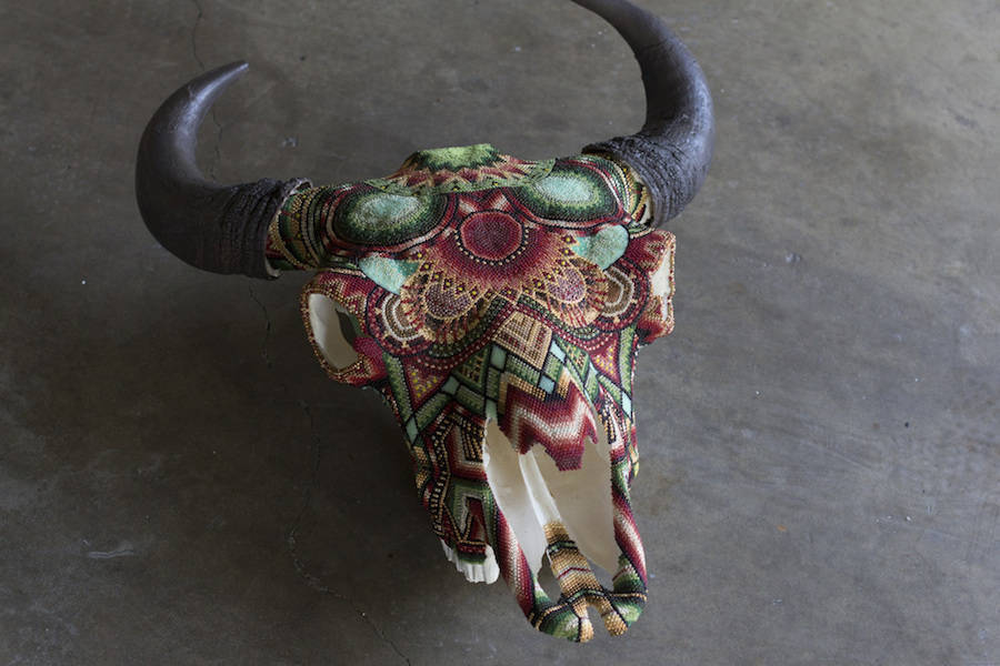 crossconnectmag:   Bead Skulls by Harrison Carter Watkins   Harrison Carter Watkins is