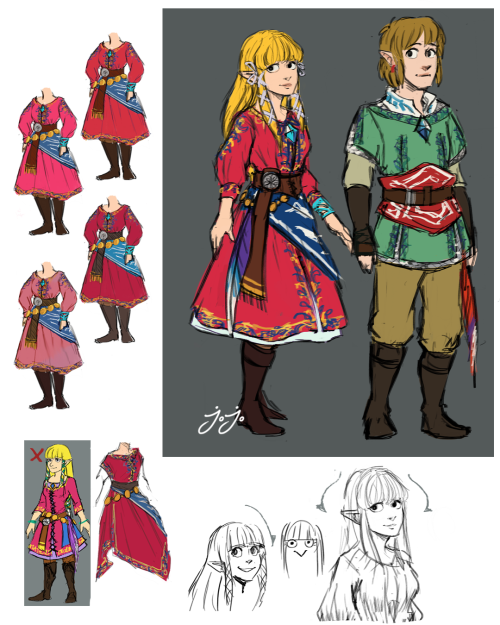 Here’s The First Public Appearance Of Skyward Sword Zelda In Linkeuniverse! 