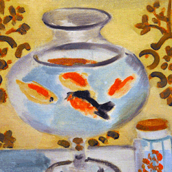 lonequixote:  The Goldfish Bowl (detail)