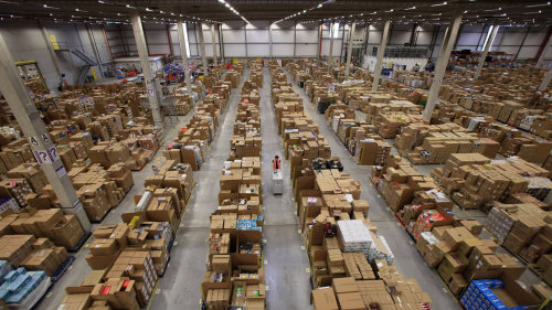 npr:  A new video by a BBC reporter shows working conditions at an Amazon warehouse.   Image: Matt Cardy/Getty Images