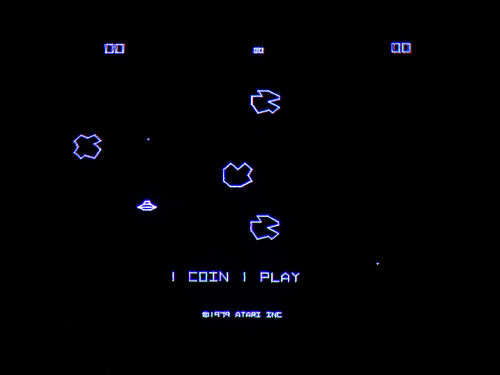 Asteroids, arcade unit