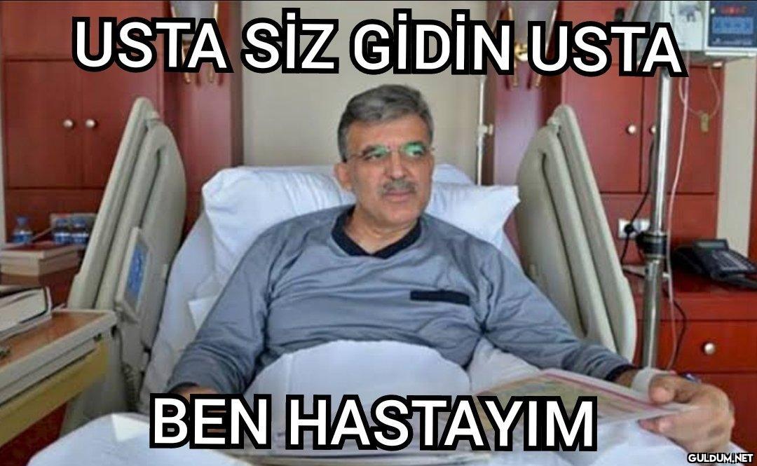 USTA SİZ GİDİN USTA BEN...