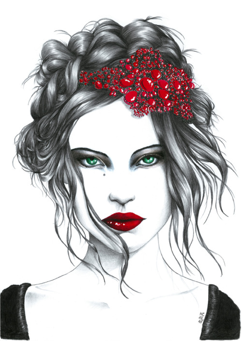 lohrien:  illustrations by Helene Cayre 
