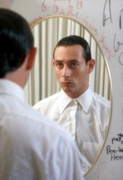 rebel-bowtie:  Paul Reubens getting into character as Pee Wee Herman 1980 