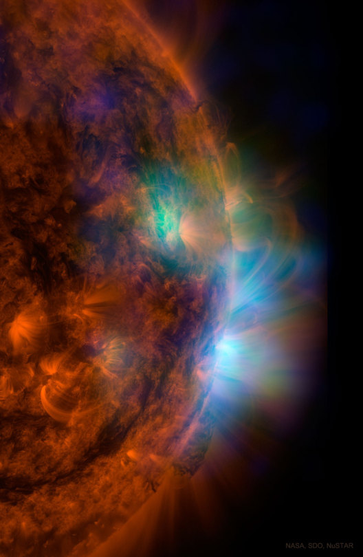 The Sun In X Rays From NuSTAR : Why Are The Regions Above Sunspots So Hot? Sunspots Themselves Are A