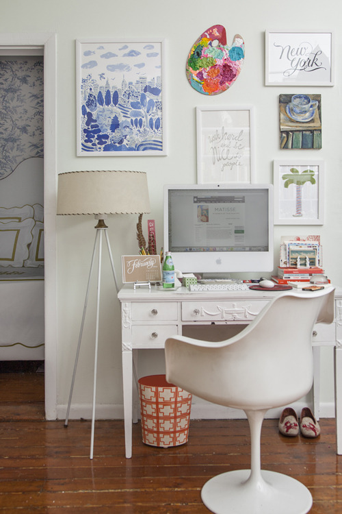 matchbookmag:Jane Lilly Warren’s desk… (photo: Courtney Apple / Matchbook March ‘13)