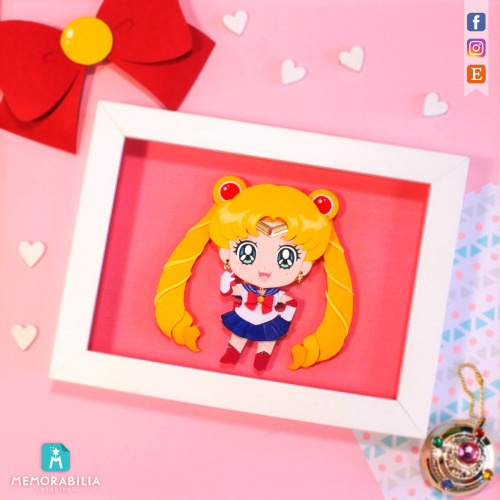 Our improved Paper Cut Sailor Soldiers are back on our Etsy Shop!Our paper cut Sailor Moon has got a